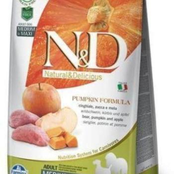 N&D Grain Free Adult Medium Boar - Pumpkin - Apple 2x12 kg kép