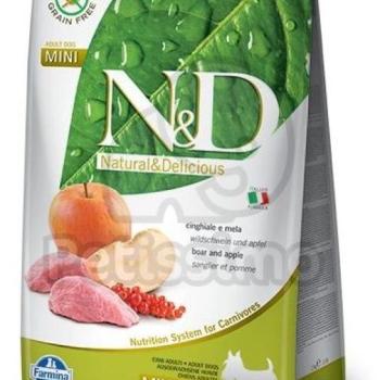 N&D Grain Free Adult Mini - Boar & Apple 2,5 kg kép