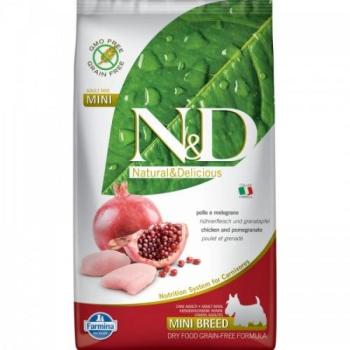 N&D Grain Free Adult Mini Chicken & Pomegranate 2,5 kg kép