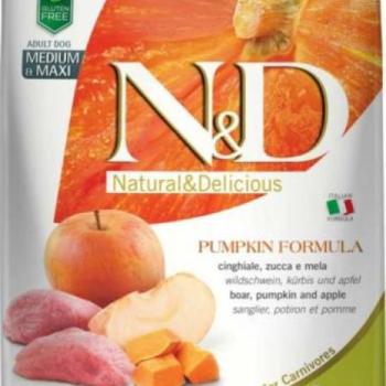 N&D Grain Free Dog Adult Medium Maxi Boar & Apple 2,5 kg kép