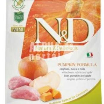 N&D Grain Free Dog Adult Mini Boar & Apple With Pumpkin 2,5 kg kép