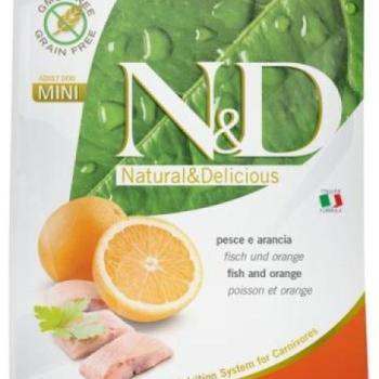 N&D Grain Free Dog Adult Mini Fish & Orange 7 kg kép