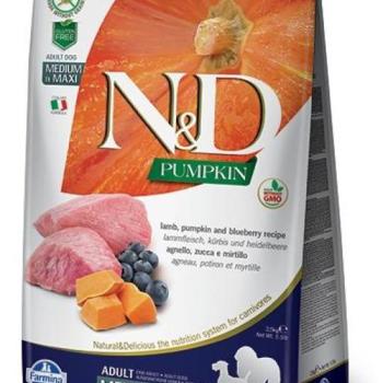 N&D Grain Free Pumpkin Adult Medium/Maxi Lamb & Blueberry 12 kg kép