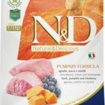 N&D Grain Free Puppy Mini Lamb & Blueberries With Pumpkin 800 g kép