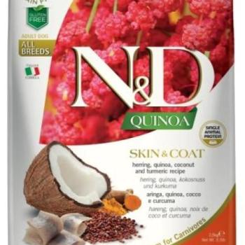 N&D Grain Free Quinoa Skin & Coat Herring 800 g kép