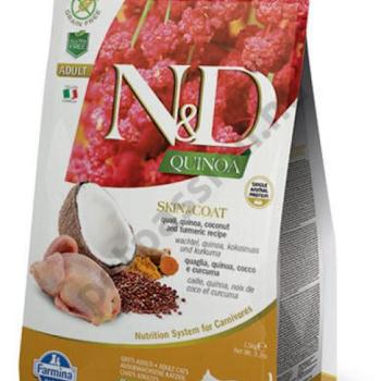 N&D Grain Free Quinoa Skin & Coat Quail 7 kg kép