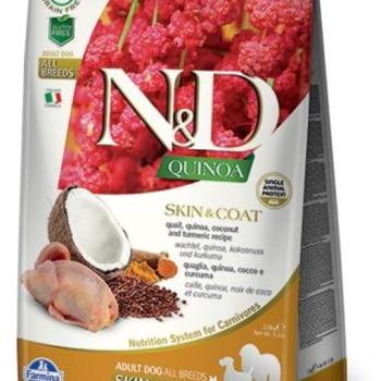 N&D Grain Free Quinoa Skin & Coat Quail 800 g kép