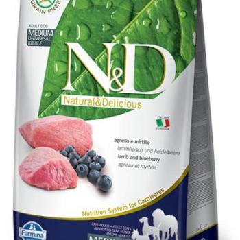 N&D Low Grain Adult Medium Lamb & Blueberry 2,5 kg kép