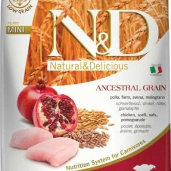 N&D Low Grain Puppy Mini Chicken & Pomegranate 7 kg kép