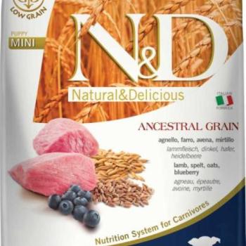 N&D Low Grain Puppy Mini Lamb & Blueberry 7 kg kép