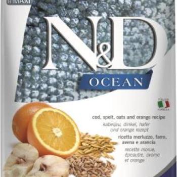 N&D Ocean Adult Medium Maxi Codfish & Orange 12 kg kép