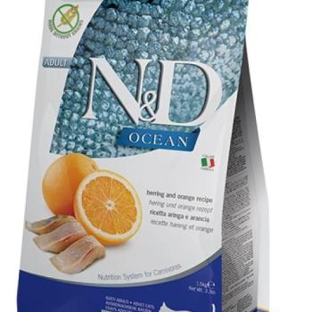 N&D Ocean Cat Adult Herring & Orange 1,5 kg kép