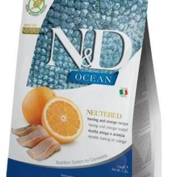 N&D Ocean Neutered herring & orange 5 kg kép