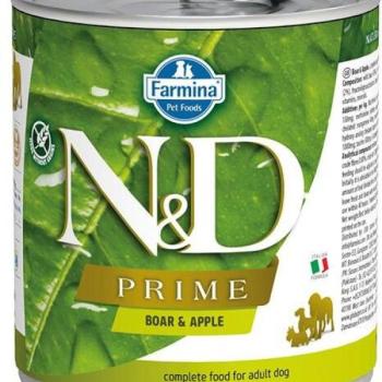 N&D Prime Adult boar & apple 285 g kép