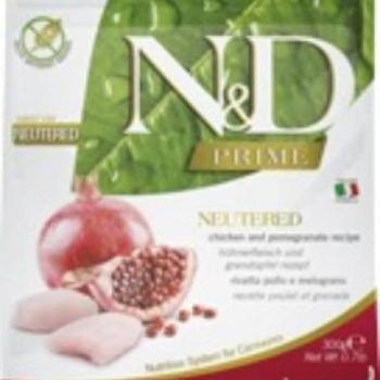 N&D Prime Adult Neutered chicken & pomegranate 300 g kép