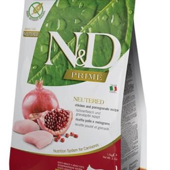 N&D Prime Cat Adult Neutered Chicken & Pomegranate 5 kg kép