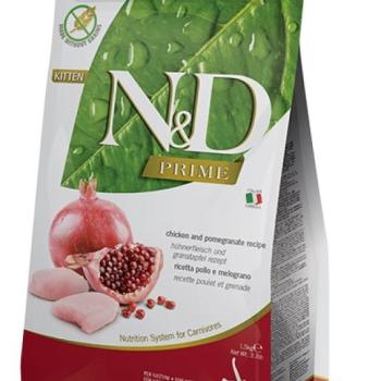 N&D Prime Cat Kitten Chicken & Pomegranate 1,5 kg kép