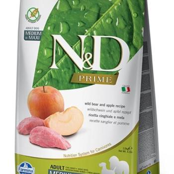 N&D Prime Dog Adult Medium & Maxi Boar & Apple 12 kg kép