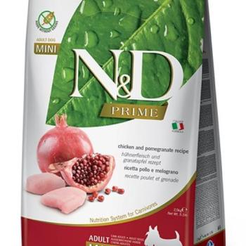 N&D Prime Dog Adult Mini Chicken & Pomegranate 2,5 kg kép