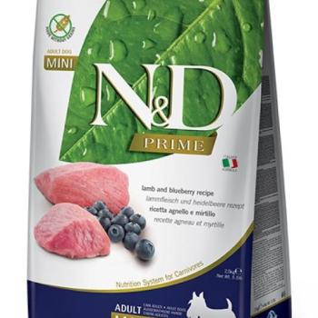 N&D Prime Dog Adult Mini Lamb & Blueberry 2,5 kg kép