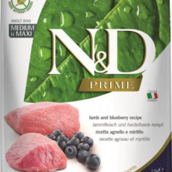 N&D Prime Dog Sheep & Blueberry Adult Medium & Maxi 2,5 kg kép