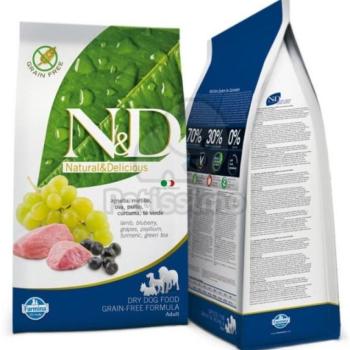 N&D Prime Grain Free Dog Adult Lamb & Blueberry 12 kg kép