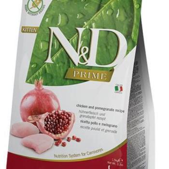 N&D Prime Kitten chicken & pomegranate 1,5 kg kép