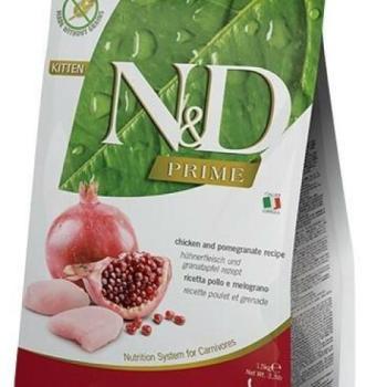 N&D Prime Kitten chicken & pomegranate 300 g kép