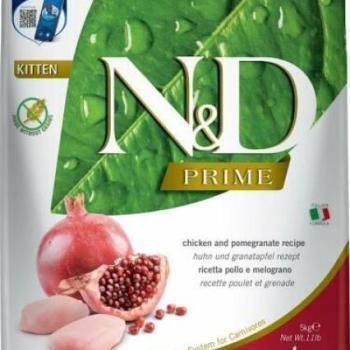 N&D Prime Kitten chicken & pomegranate 5 kg kép