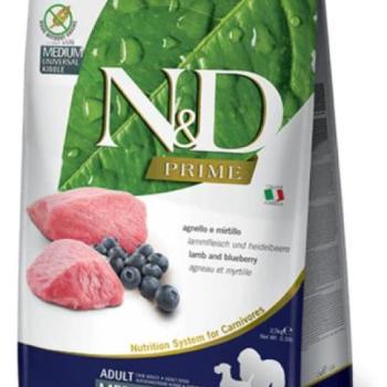 N&D Prime Sheep & Blueberry Adult Medim & Maxi 2x12 kg kép