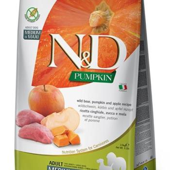 N&D Pumpkin Dog Adult Medium & Maxi Boar & Apple 12 kg kép