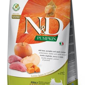 N&D Pumpkin Dog Adult Mini Boar & Apple 2,5 kg kép