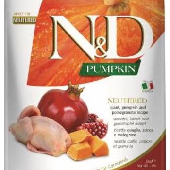 N&D Pumpkin Neutered quail & pomegranate 5 kg kép