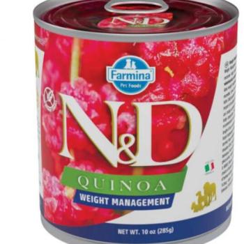 N&D Quinoa Adult Weight Management 285 g kép