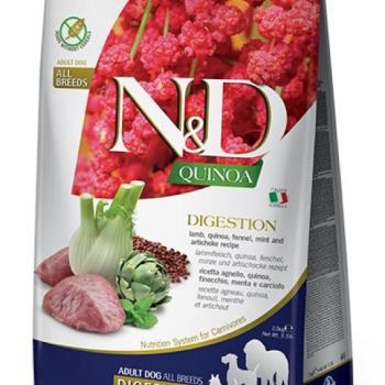 N&D Quinoa Dog Adult Digestion Lamb 7 kg kép