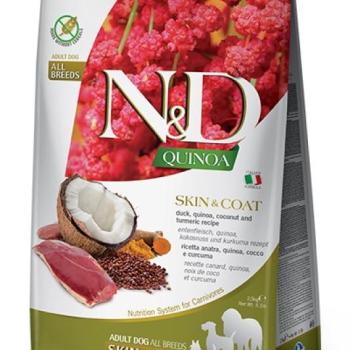 N&D Quinoa Dog Adult Skin & Coat Duck 7 kg kép