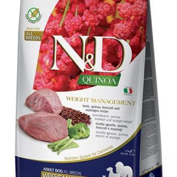 N&D Quinoa Dog Adult Weight Management Lamb 2,5 kg kép