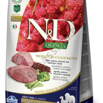 N&D Quinoa Grain Free Weight Management All Breeds 2,5 kg kép