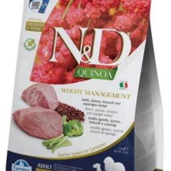 N&D Quinoa Grain Free Weight Management Medium & Maxi 2,5 kg kép