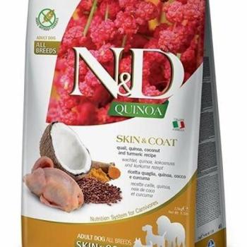 N&D Quinoa Skin & Coat Adult Mini Quail & Coconut 2,5 kg kép