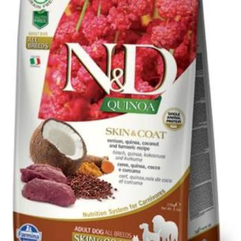 N&D Quinoa Skin & Coat duck & Coconut 800 g kép