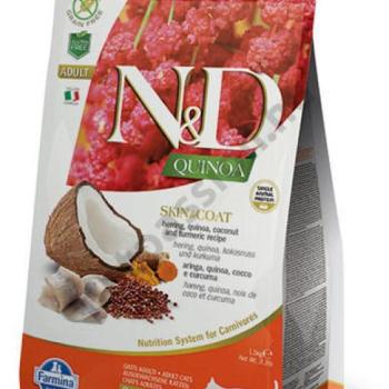 N&D Quinoa Skin & Coat herring 1,5 kg kép