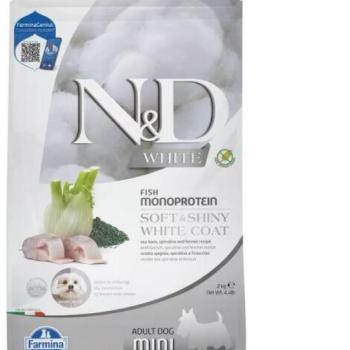 N&D White Dog Adult Mini Sea Bass Spirulina & Fennel 2 kg kép