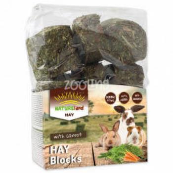 Nature Land - széna kockák (sárgarépával) rágcsálók részére (600g) kép