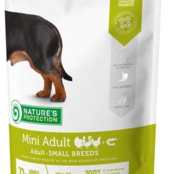 Nature's Protection Dog Adult Poultry&krill Mini 500 g kép