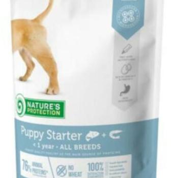 Nature's Protection Dog Puppy Starter Salmon with krill 500 g kép