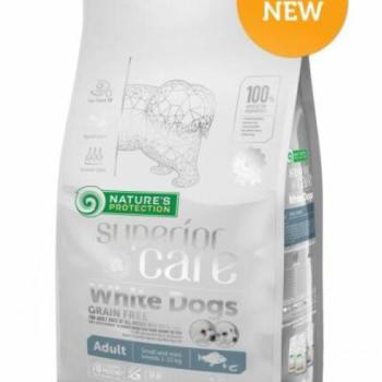 Nature's Protection Superior Care White Dogs Grain Free Fish Adult Small&Mini Breeds 10 kg kép
