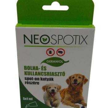 Neospotix bolha- és kullancsriasztó spot on kutyáknak 5 x 1 ml kép