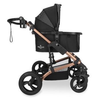 Nomad Tales Calma Pet Stroller babakocsi, rose gold kutyáknak - H 82 x Sz 65 x M 102 cm / legfeljebb 15 kg kép