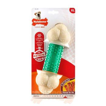 Nylabone Double Action rágócsont kutyasnack, 19x6x6cm kép